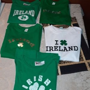 Nwt 5 Girl Rebel Irish Tees Soze L